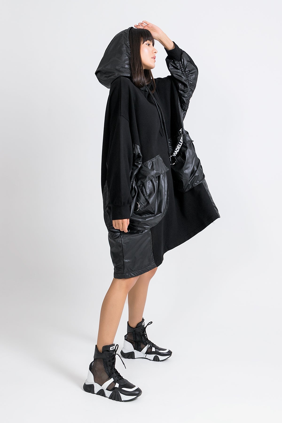 Siyah Elbise 9061