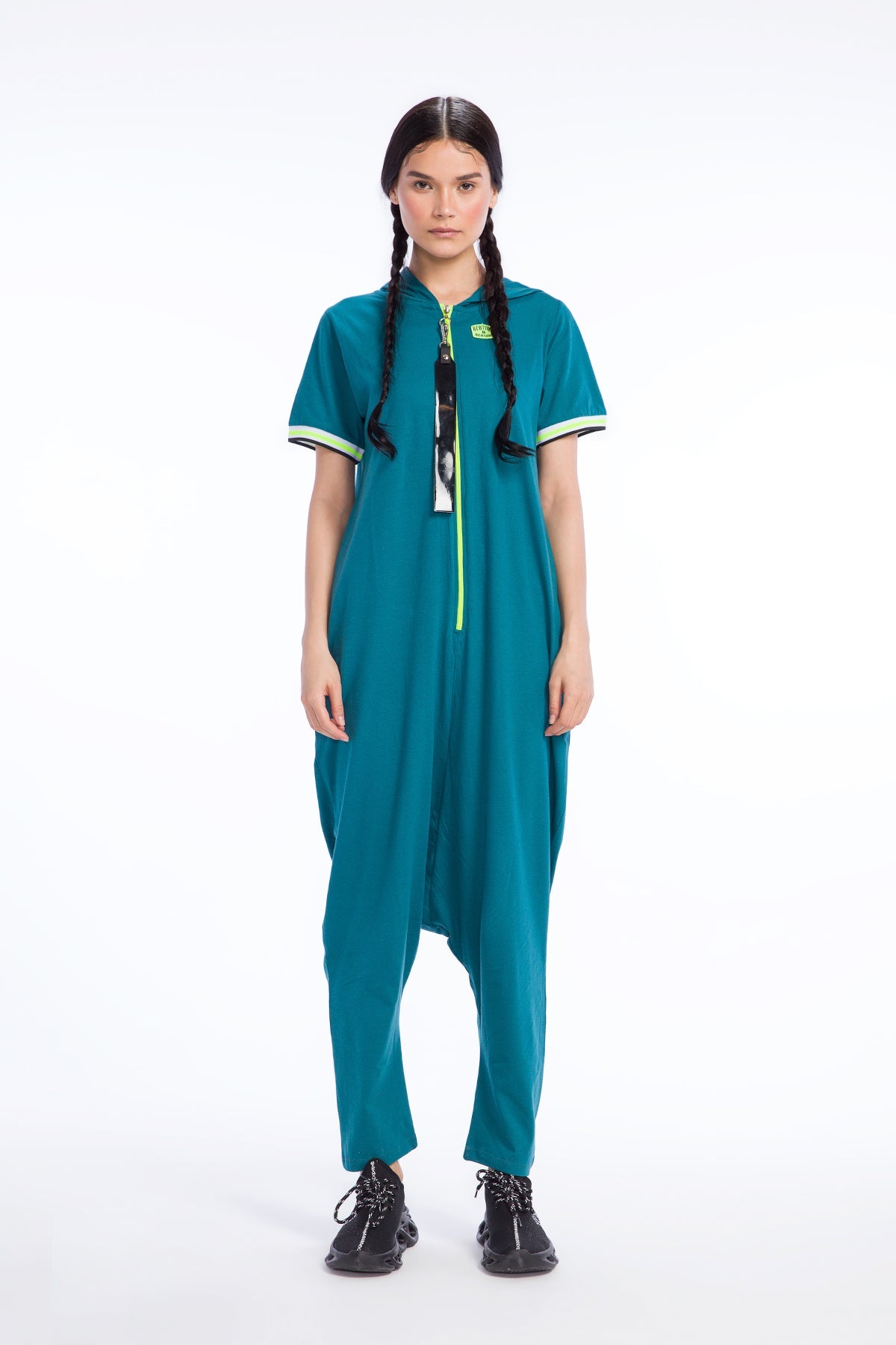 Koyu Yesil Tulum 9077