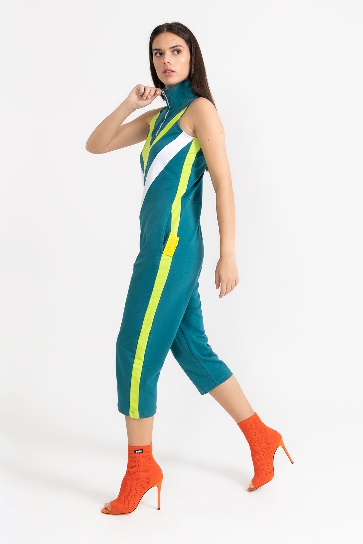 Koyu Yesil Tulum 9078