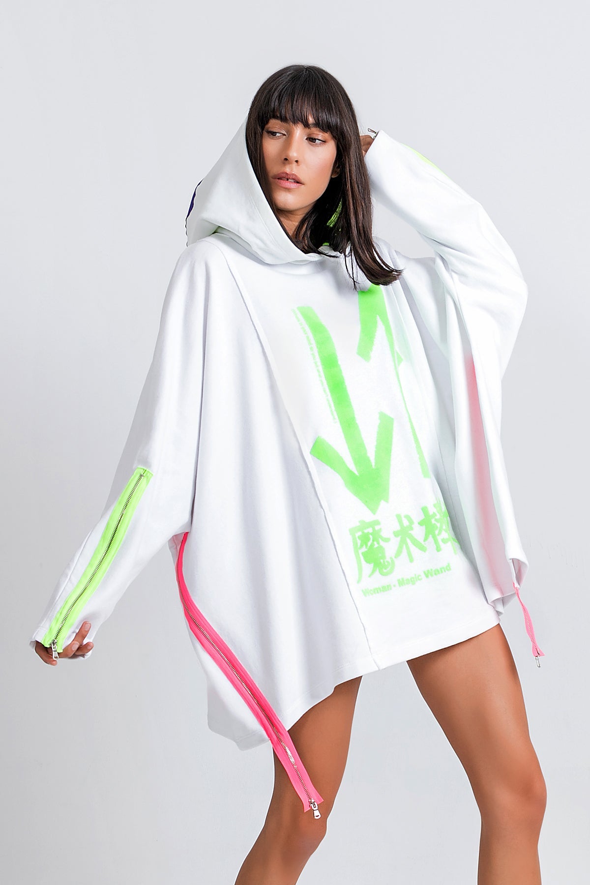 Beyaz Sweatshirt 9112