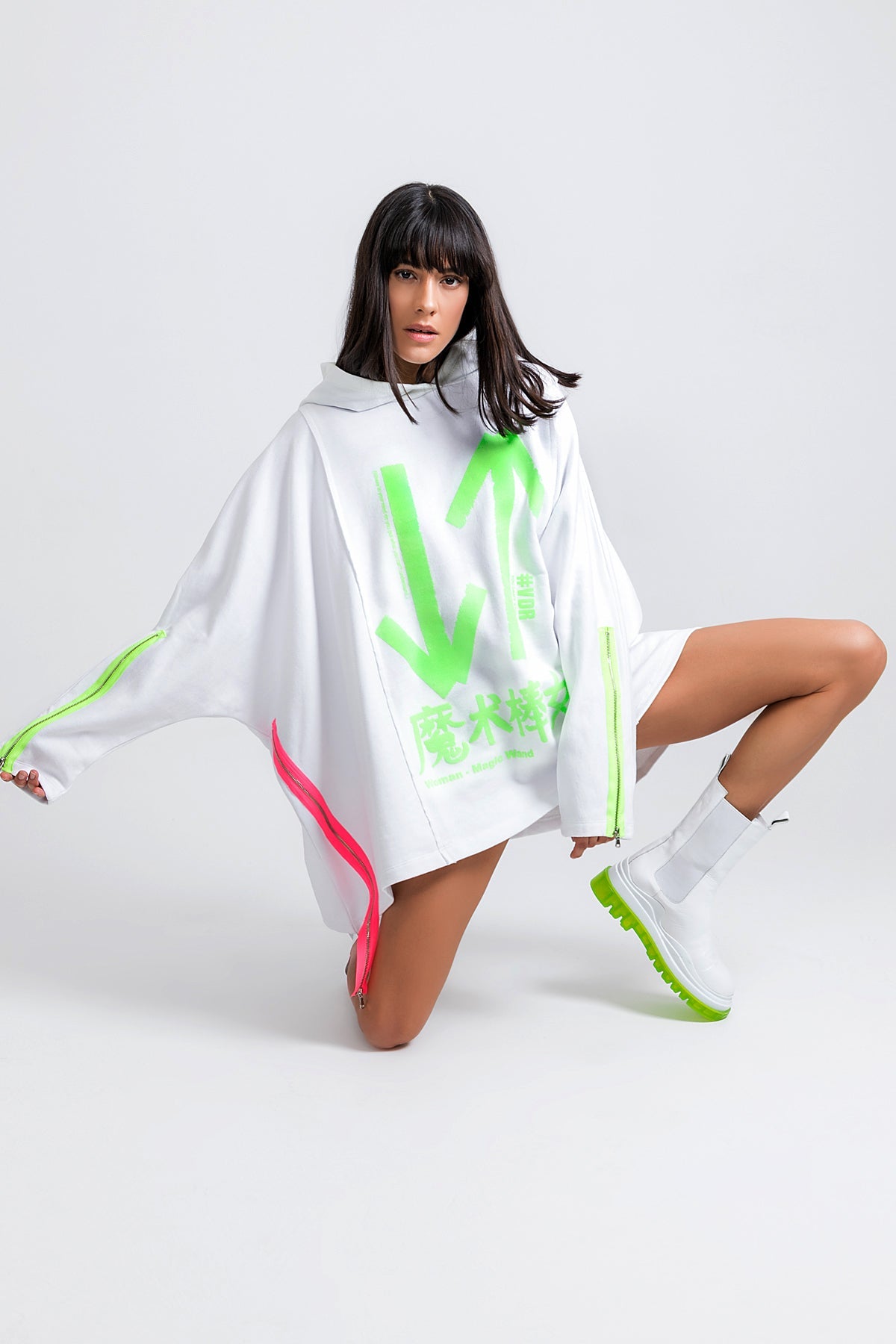 Beyaz Sweatshirt 9112