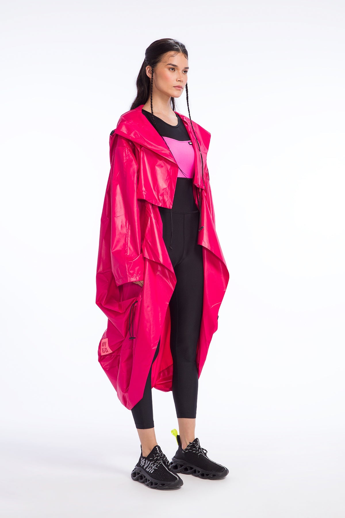 Koyu Pembe Trençkot 9177