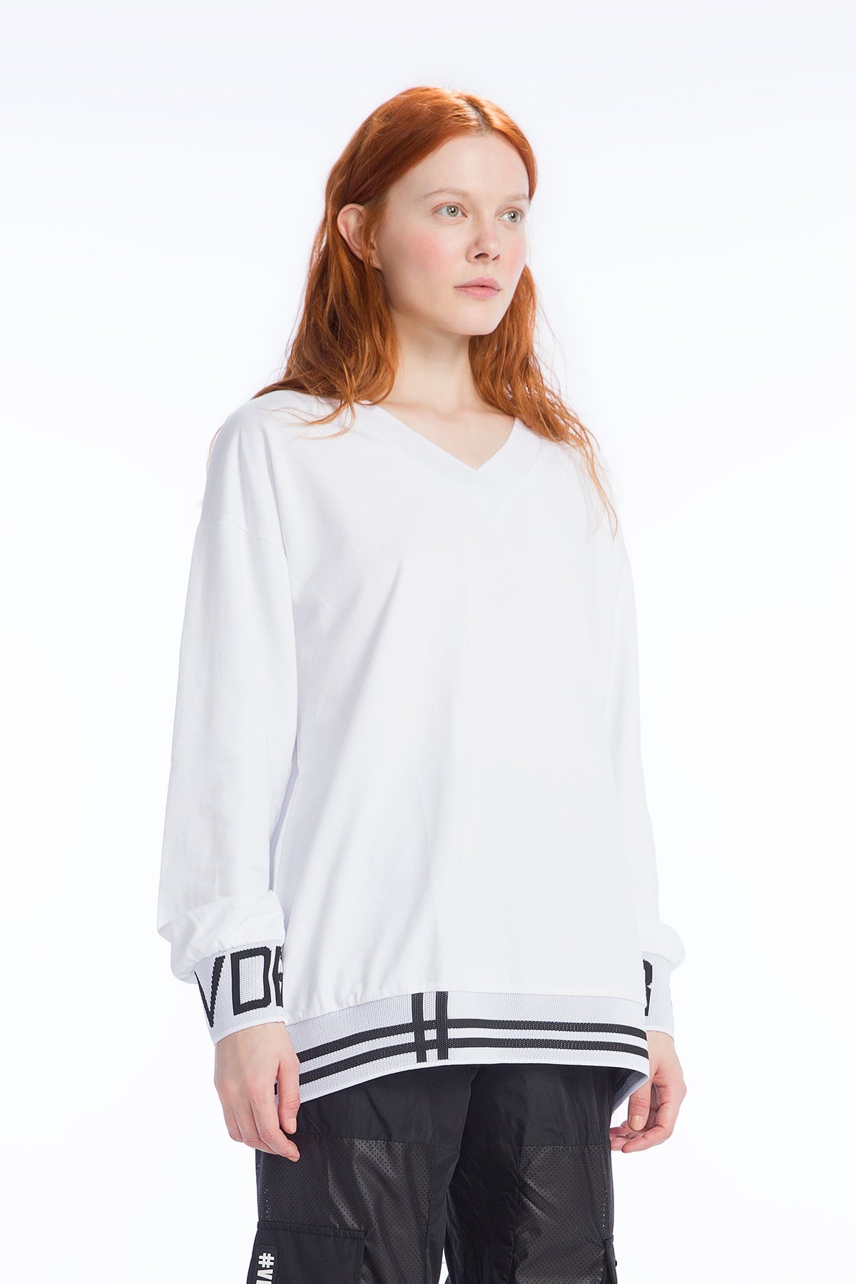 Beyaz Sweatshirt 9200