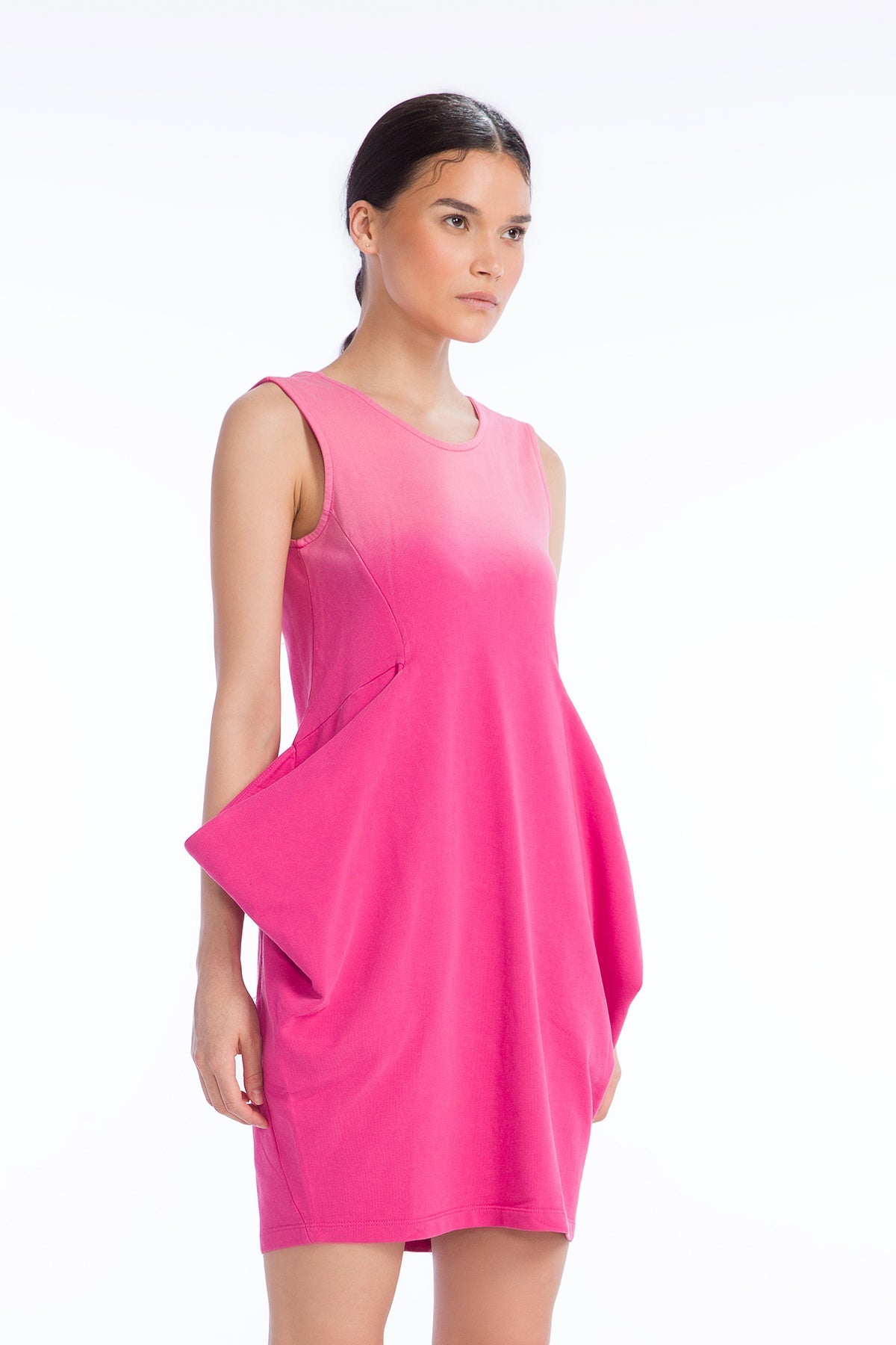 Koyu Pembe Elbise 9202