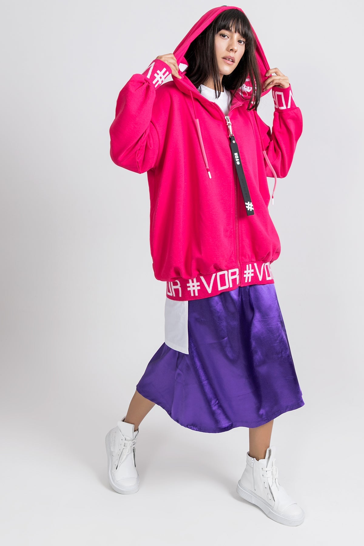 Koyu Pembe Sweatshirt 9203