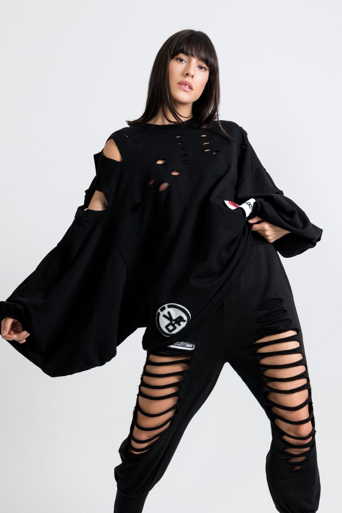 Siyah Sweatshirt 9210