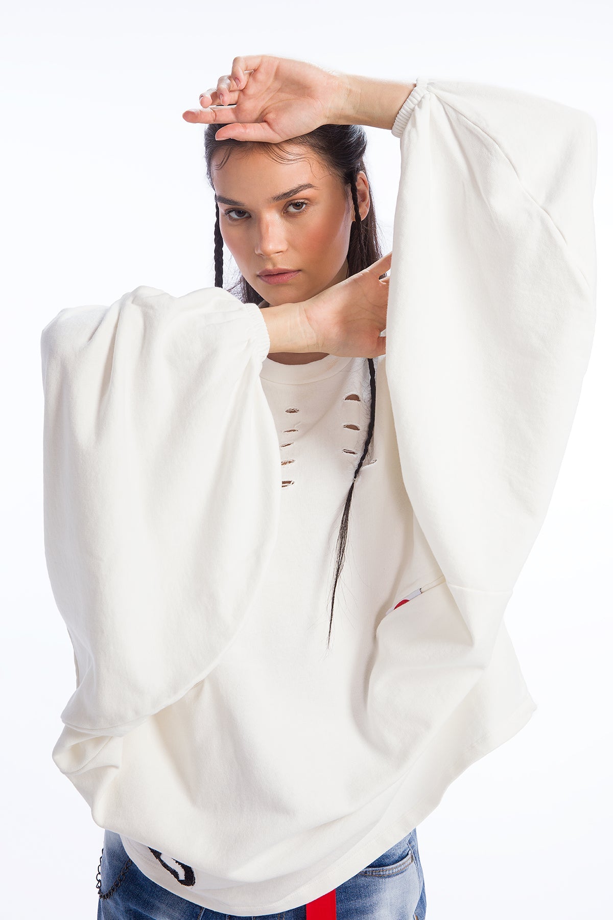 Ekru Sweatshirt 9210