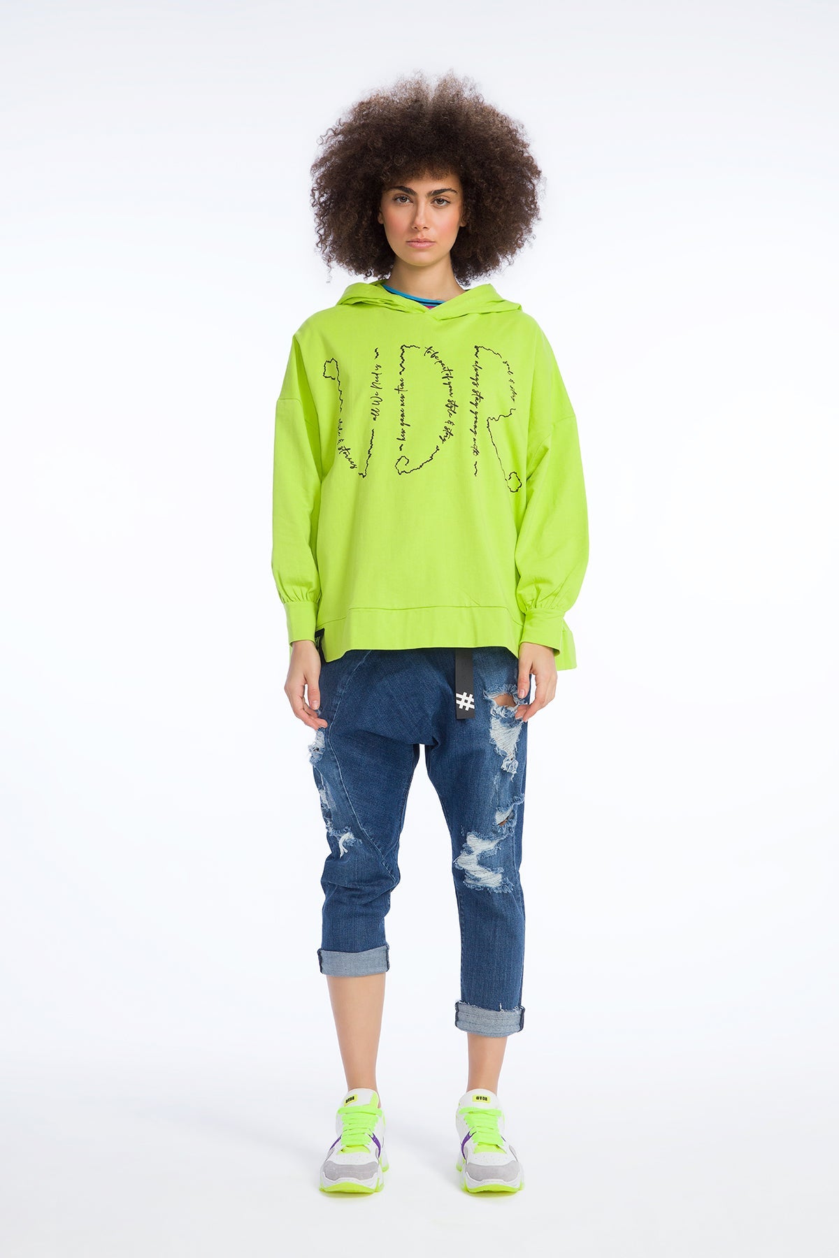Açik Yesil Sweatshirt 9218