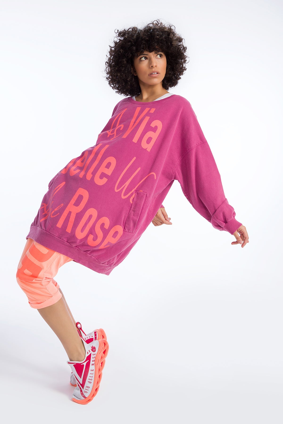 Koyu Pembe Tunik 9219