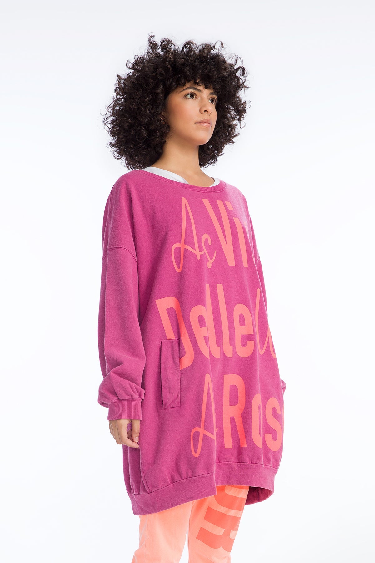 Koyu Pembe Tunik 9219