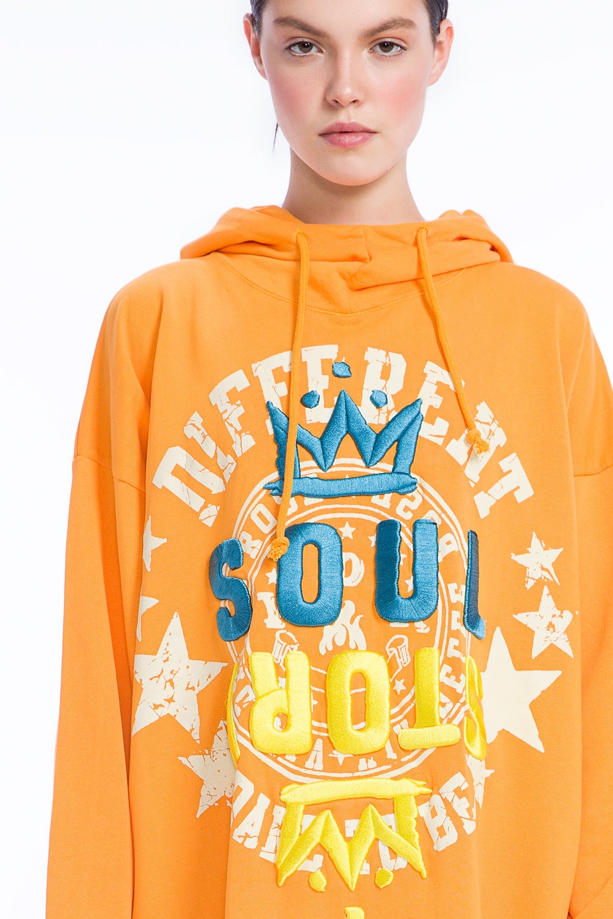 Açik Turuncu Sweatshirt 9220