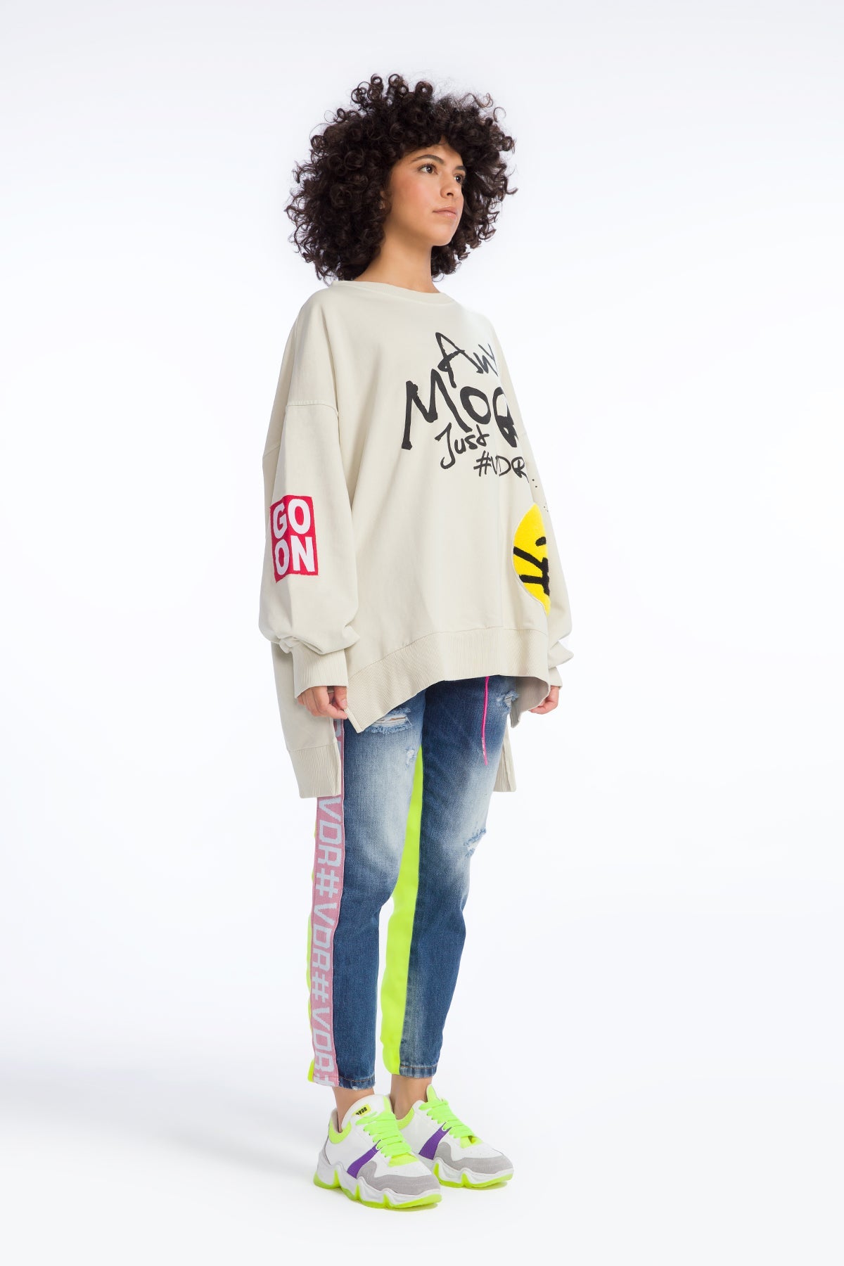 Bej Sweatshirt 9234