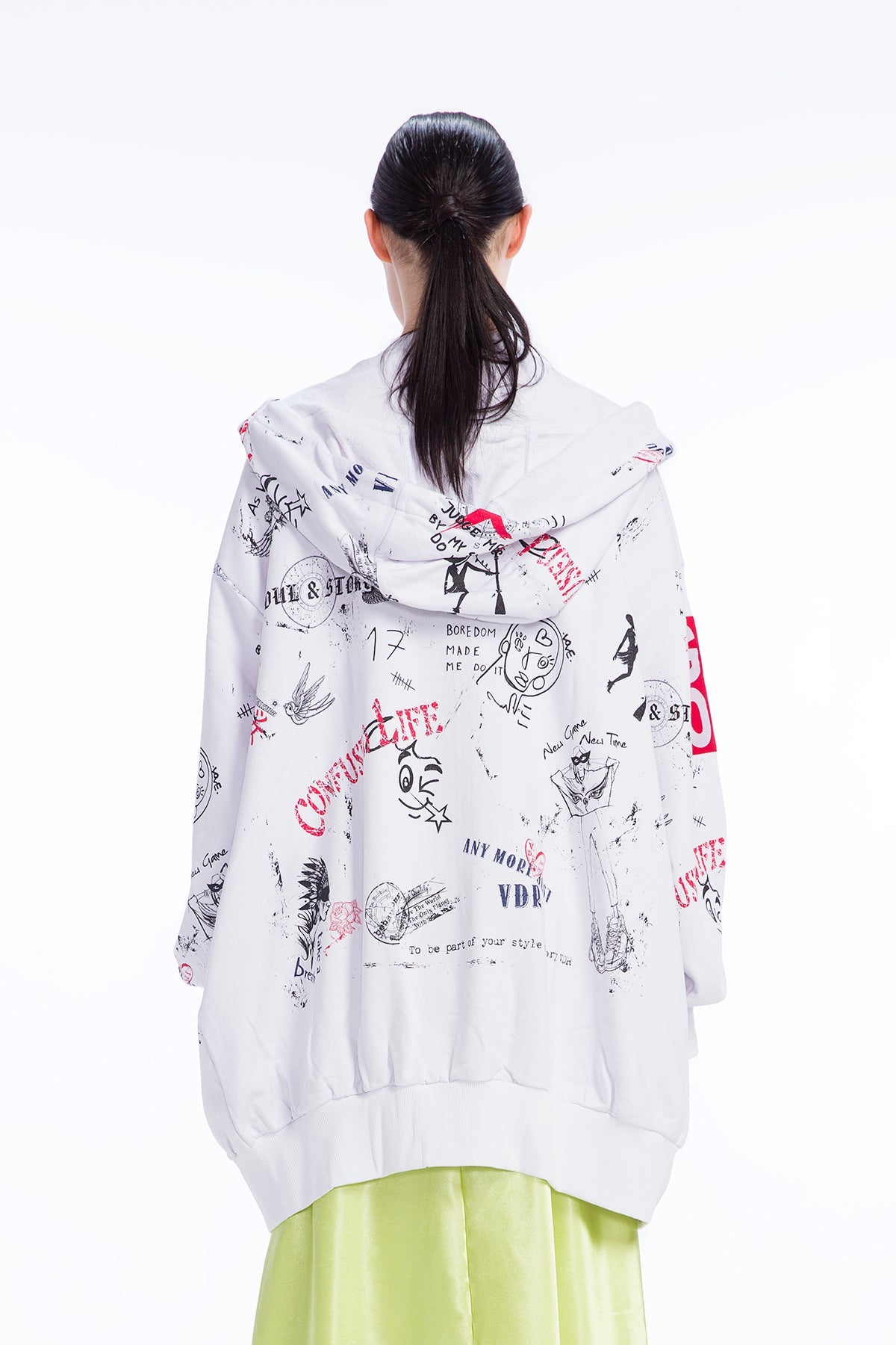 Beyaz Sweatshirt 9240