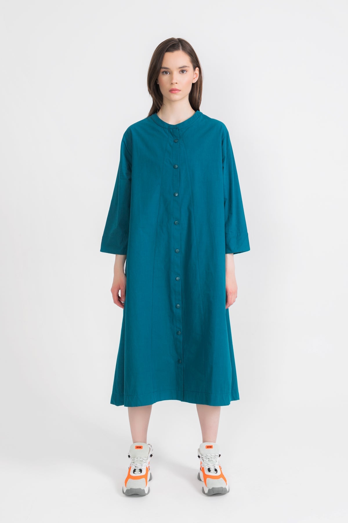 Koyu Yesil Elbise 9267