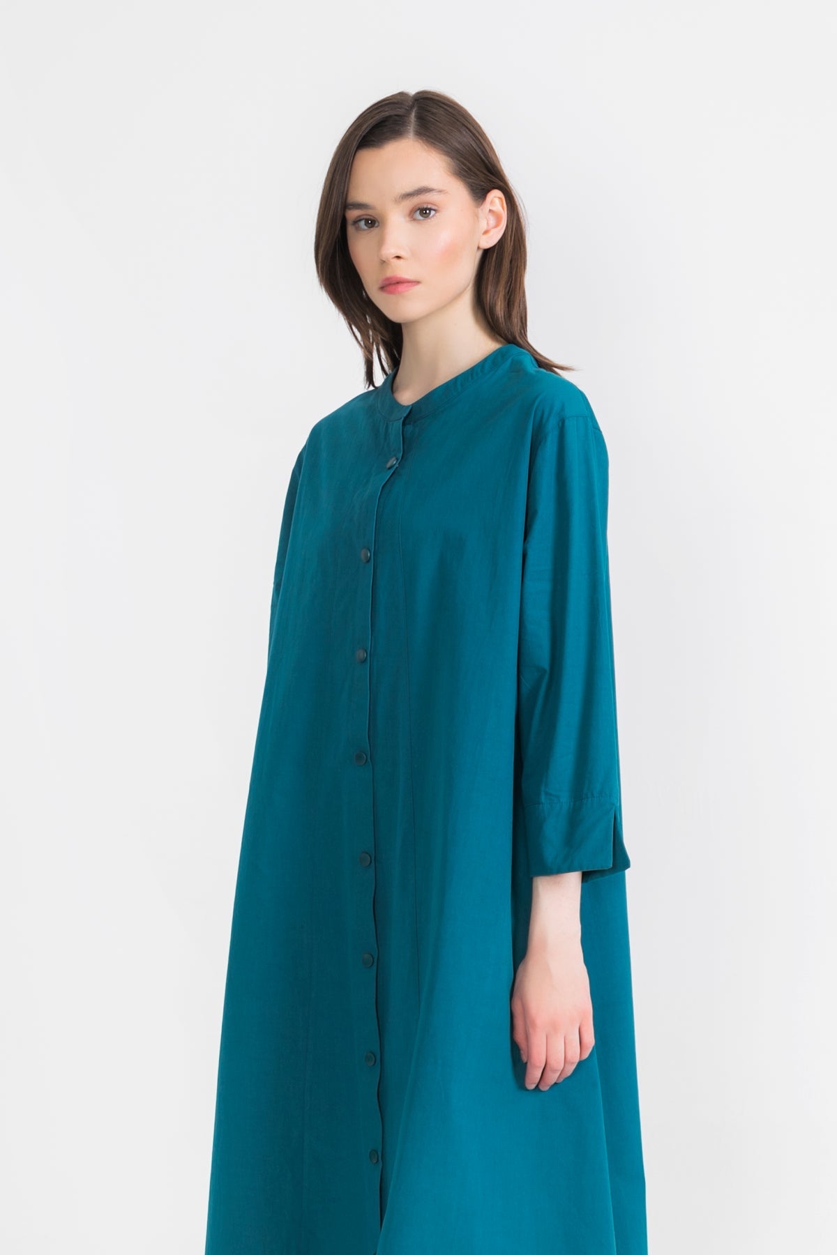 Koyu Yesil Elbise 9267