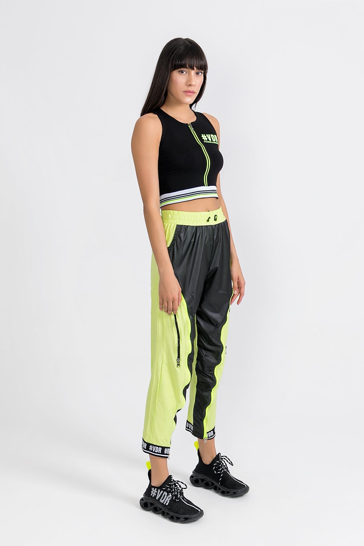 Açik Yesil Siyah Pantolon 9288