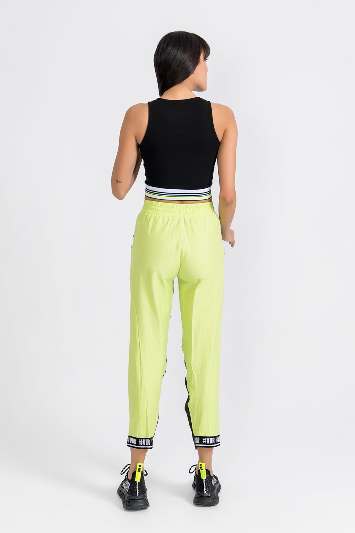 Açik Yesil Siyah Pantolon 9288