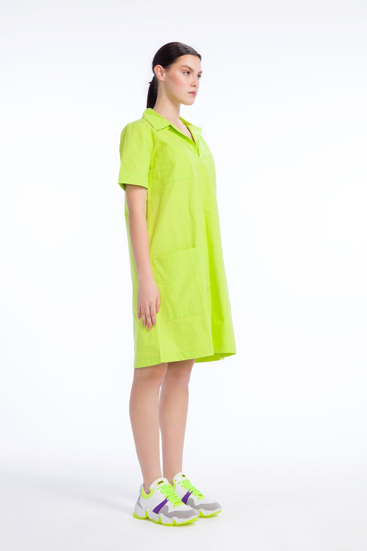 Açik Yesil Elbise 9312