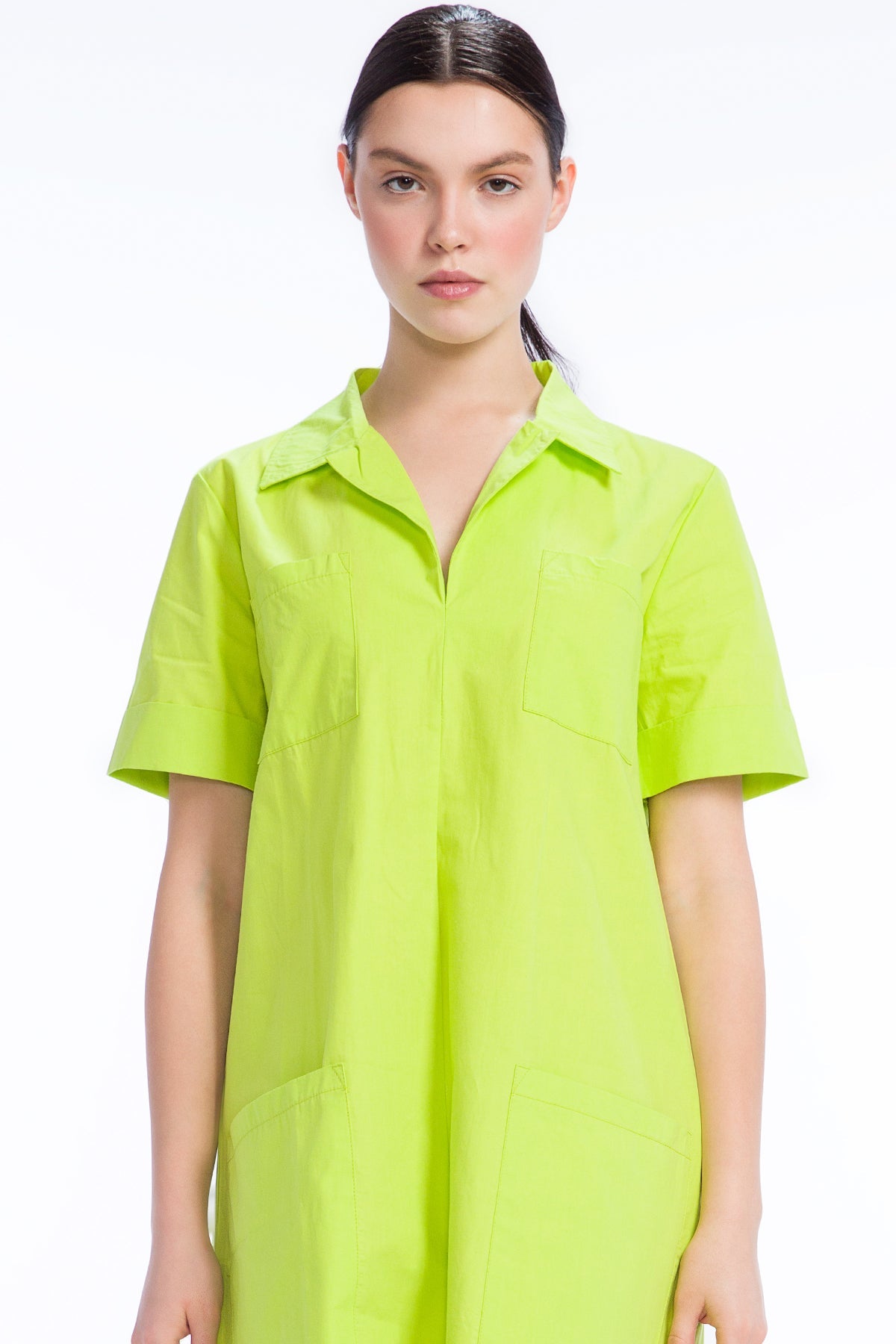 Açik Yesil Elbise 9312
