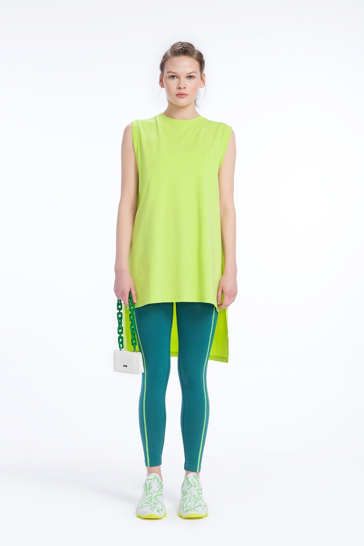 Açik Yesil Tunik 9313