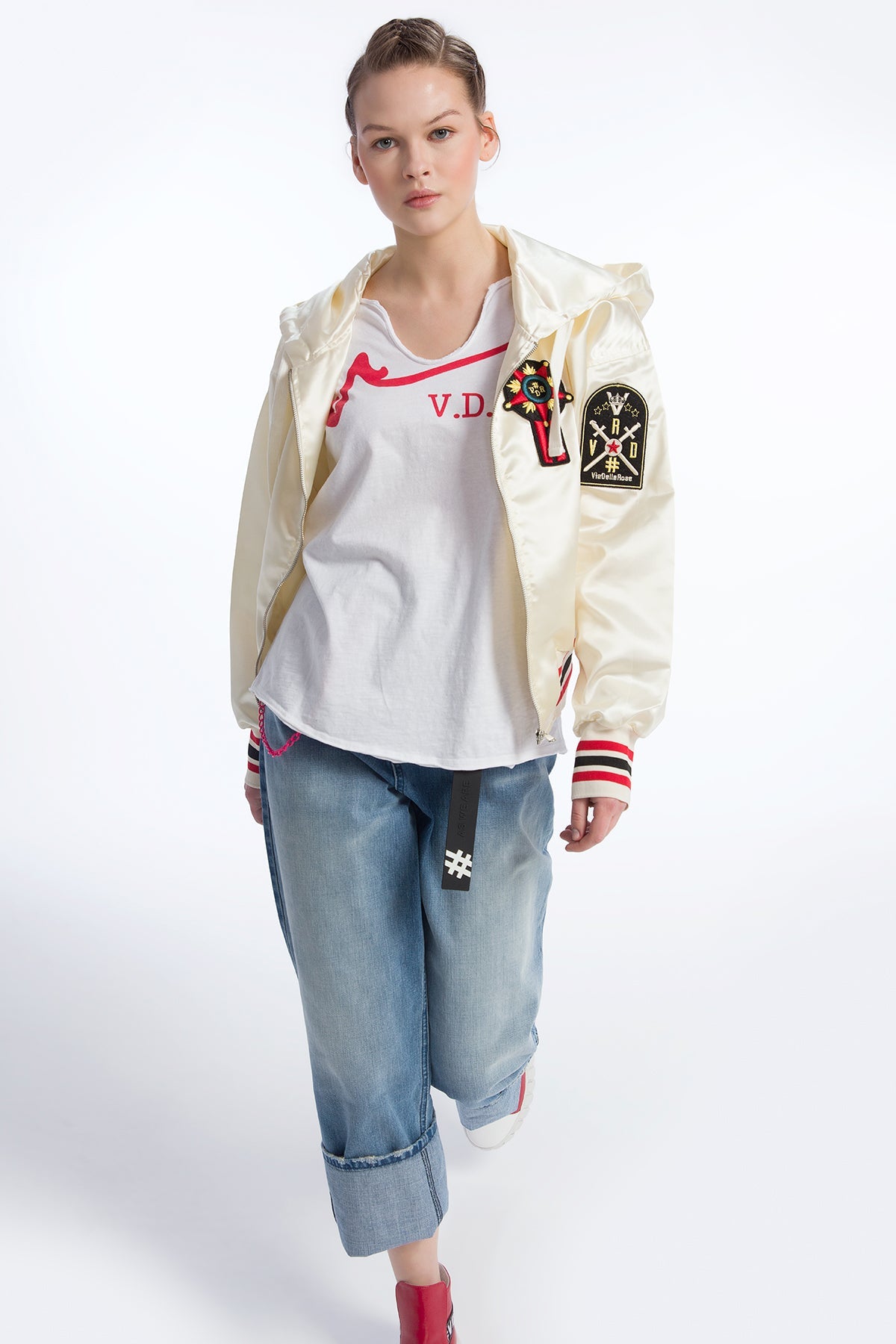 Beyaz T-shirt 9348