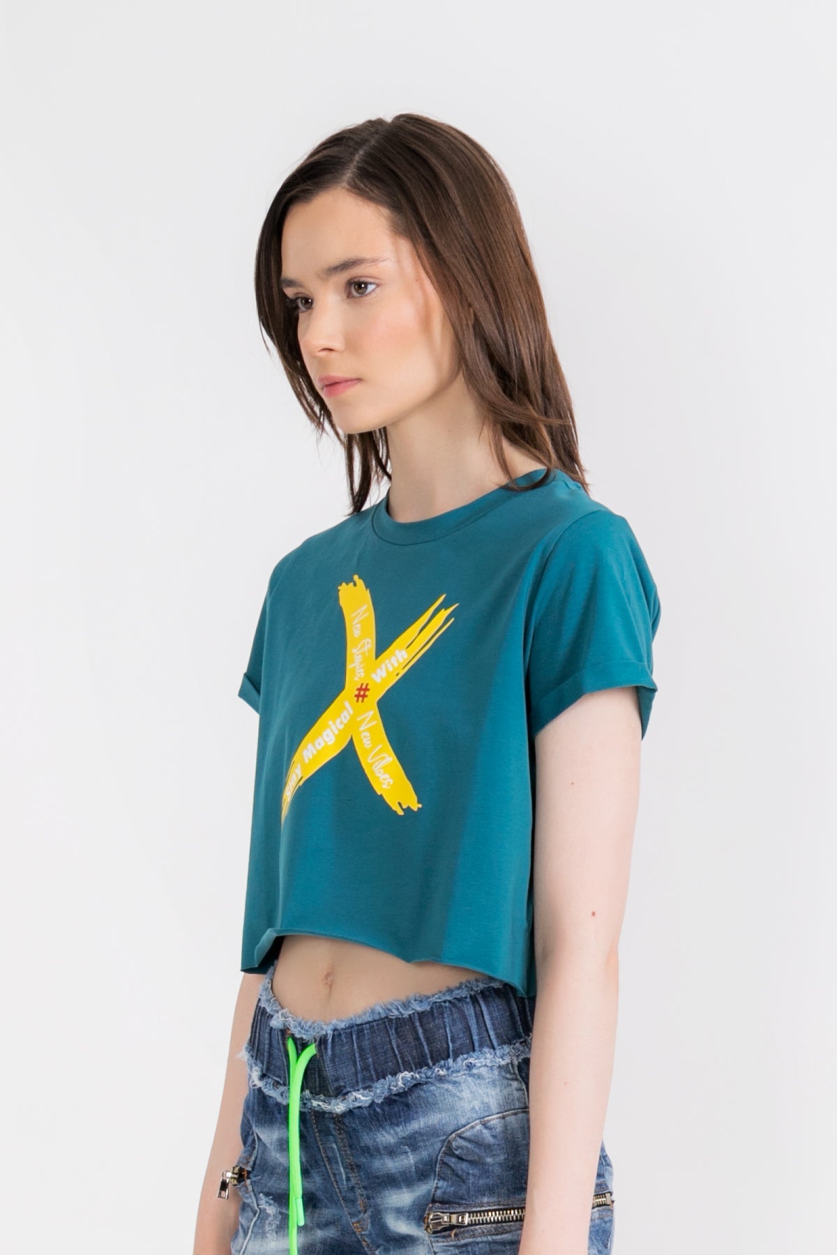 Koyu Yesil T-shirt 9349