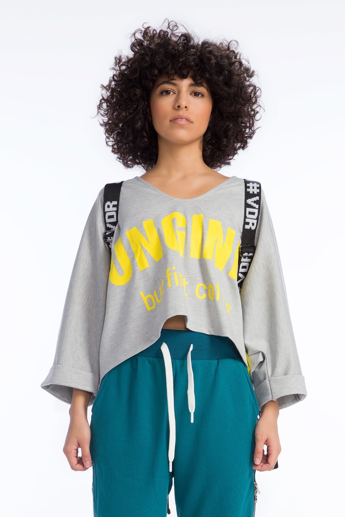 Gri Melanj Sweatshirt 9352