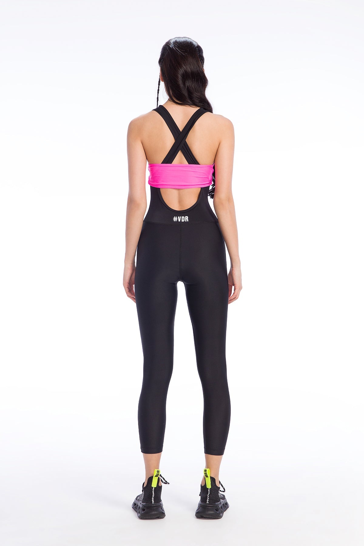 Siyah Pembe Tulum 9390
