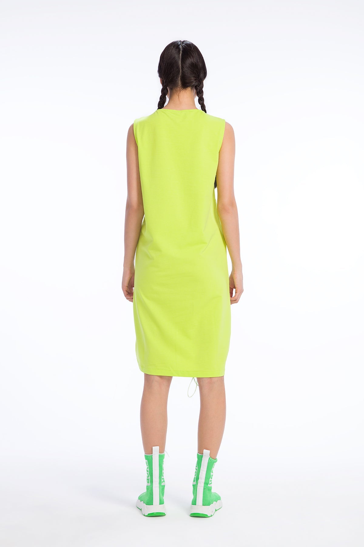 Açik Yesil Elbise 9414