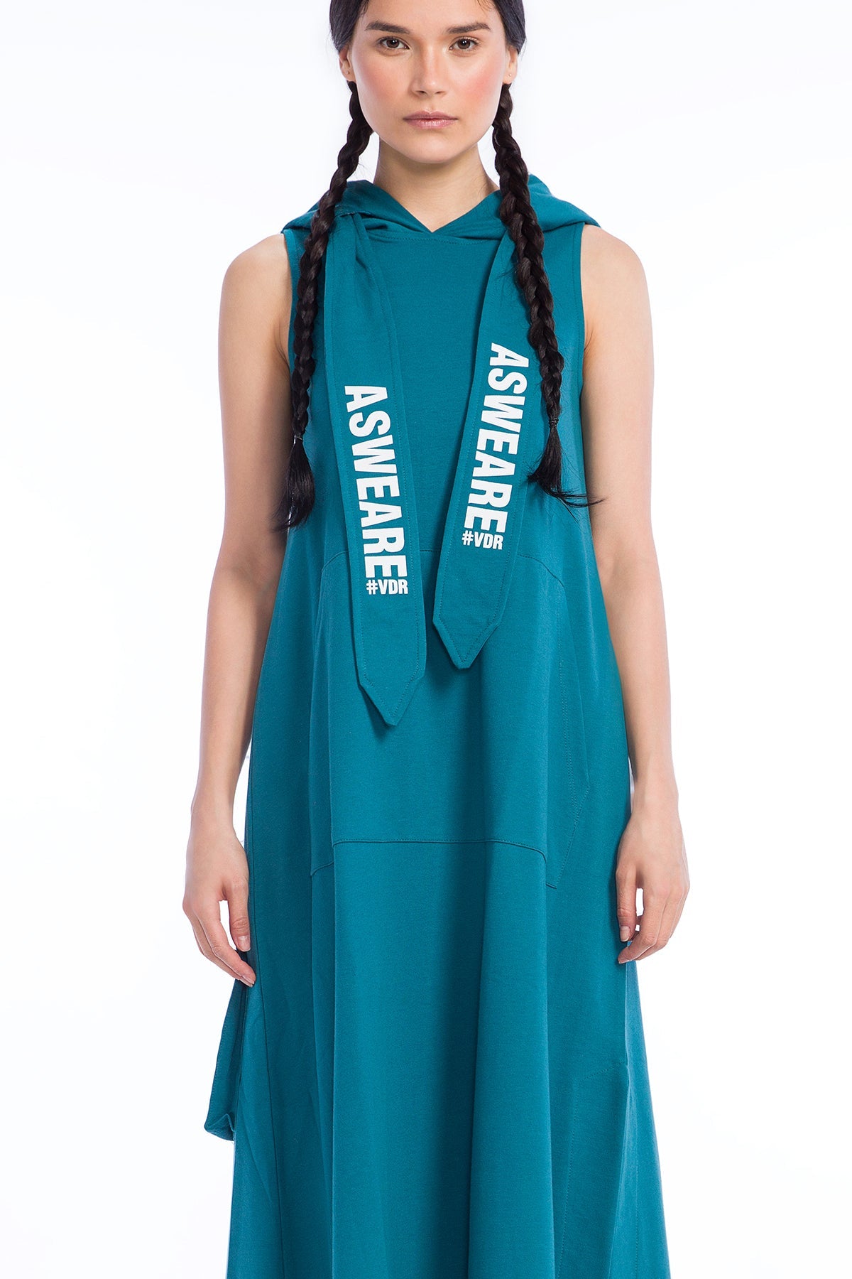Koyu Yesil Elbise 9432