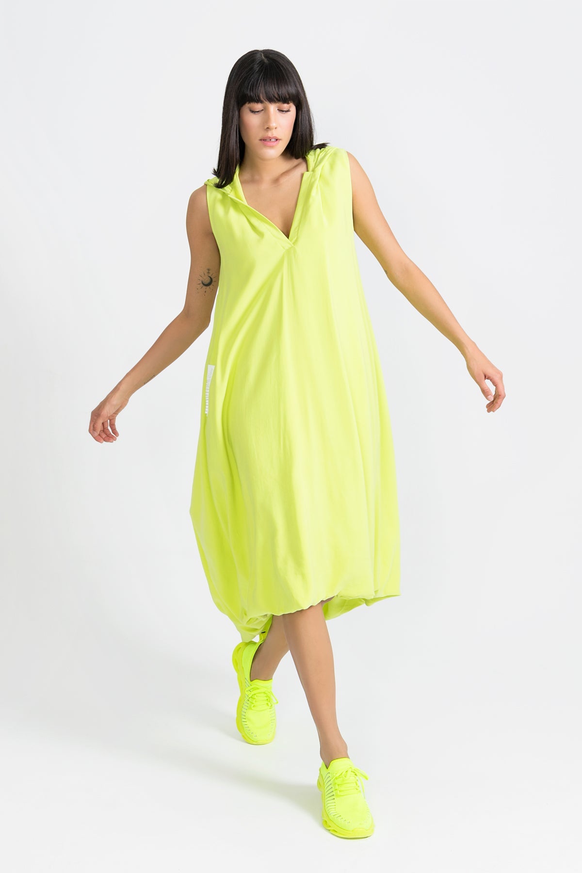 Açik Yesil Elbise 9457