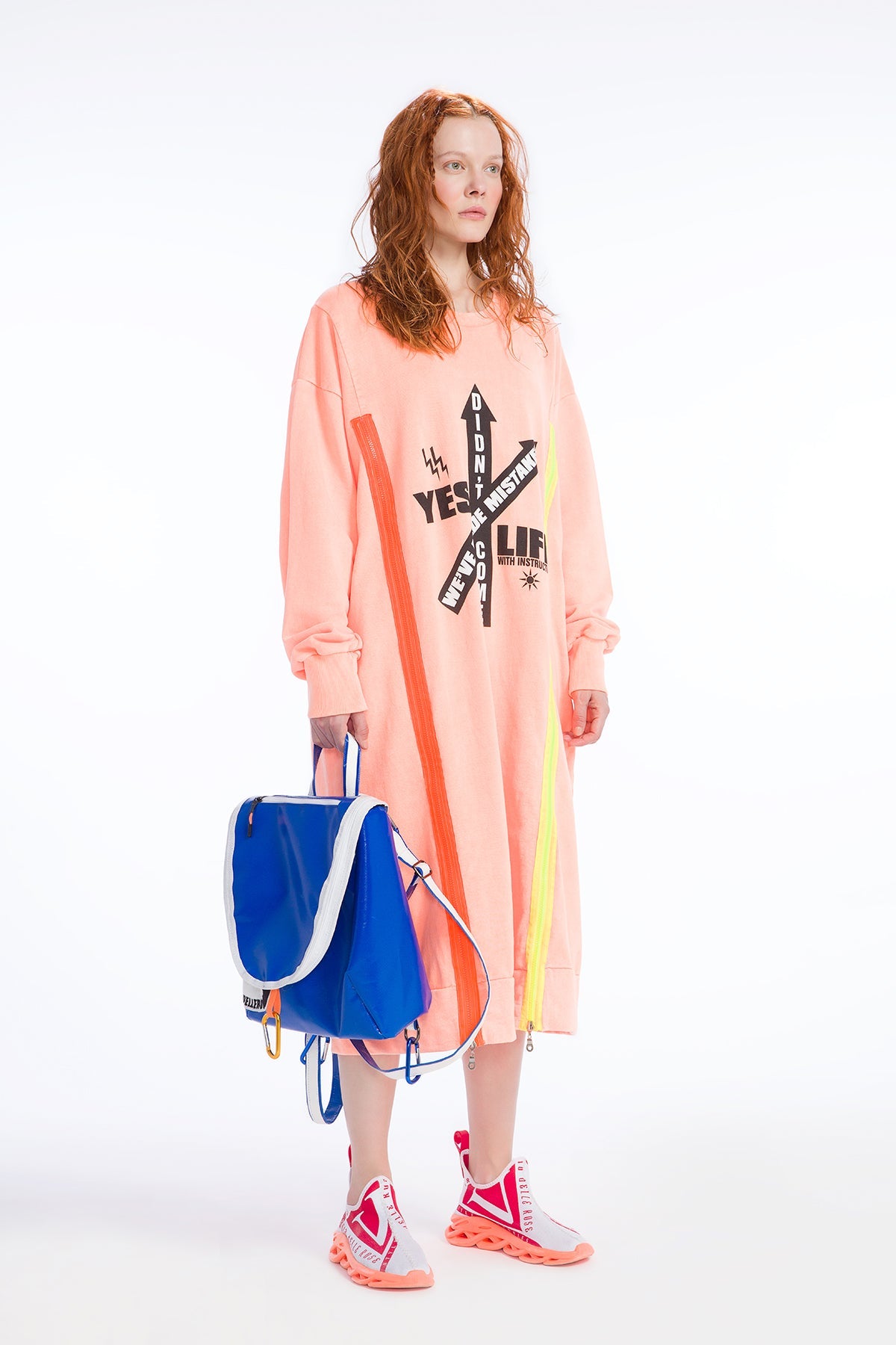 Turuncu Neon Sweatshirt 9491