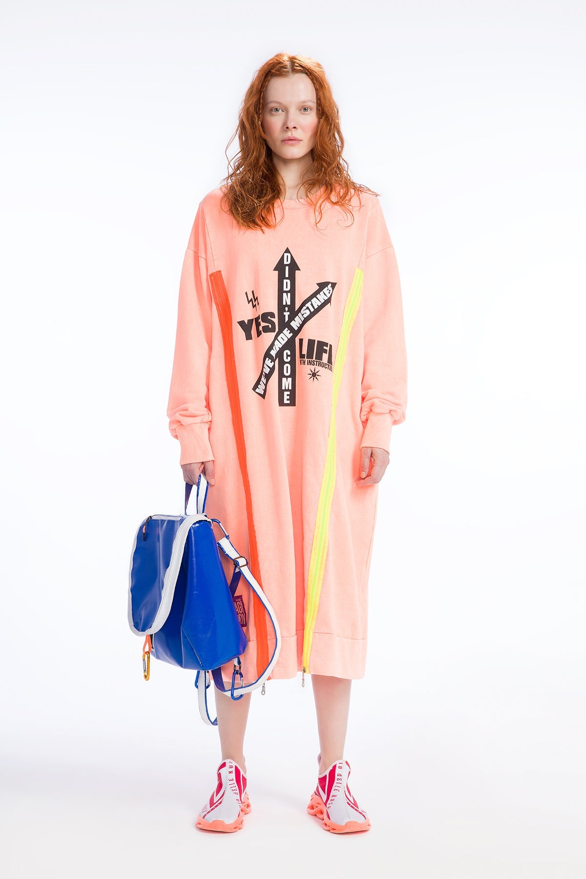 Turuncu Neon Sweatshirt 9491