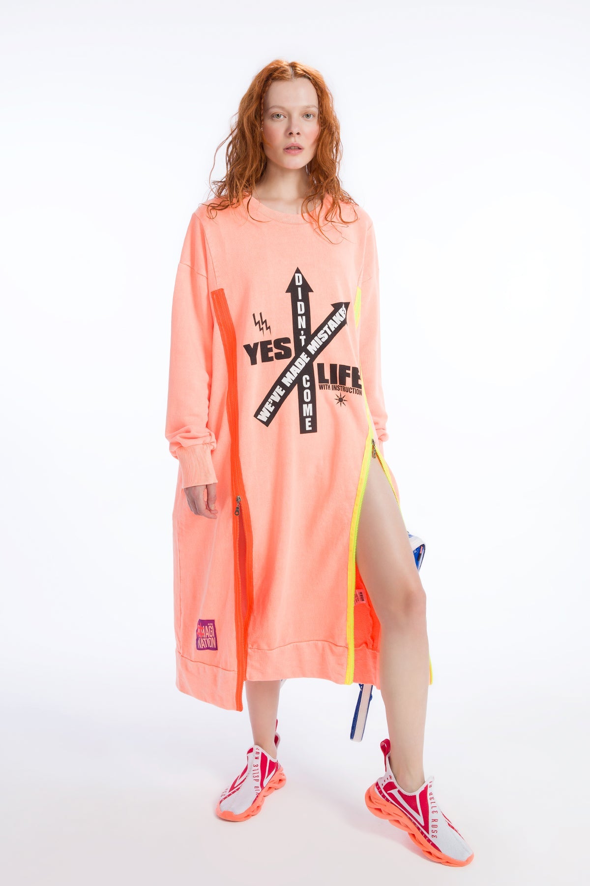 Turuncu Neon Sweatshirt 9491