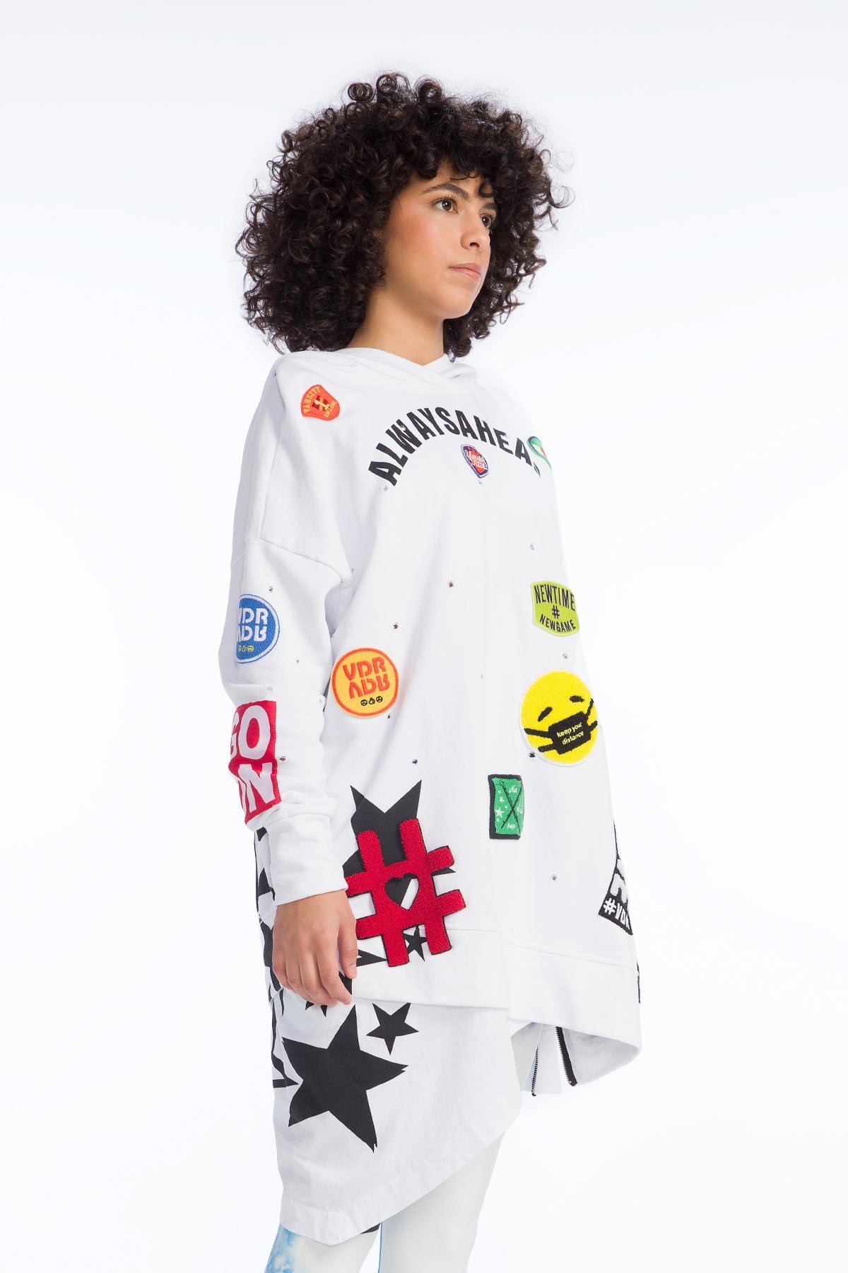 Beyaz Sweatshirt 9515