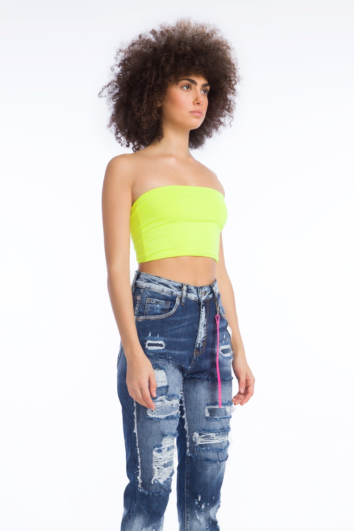 Sari Neon Büstiyer 9518