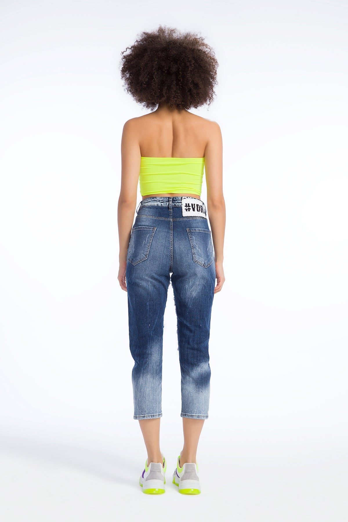 Sari Neon Büstiyer 9518