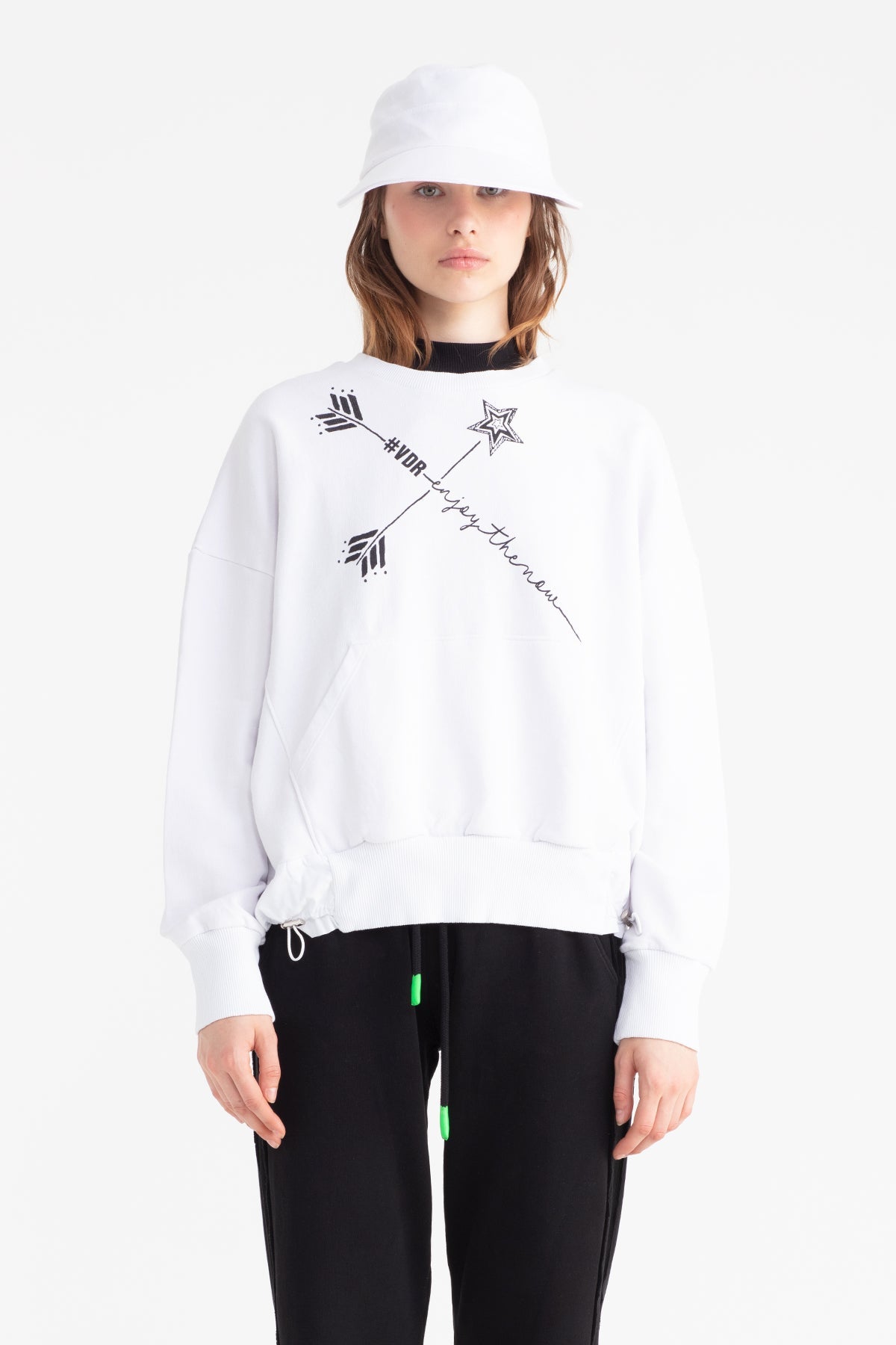 Beyaz Sweatshirt 11002