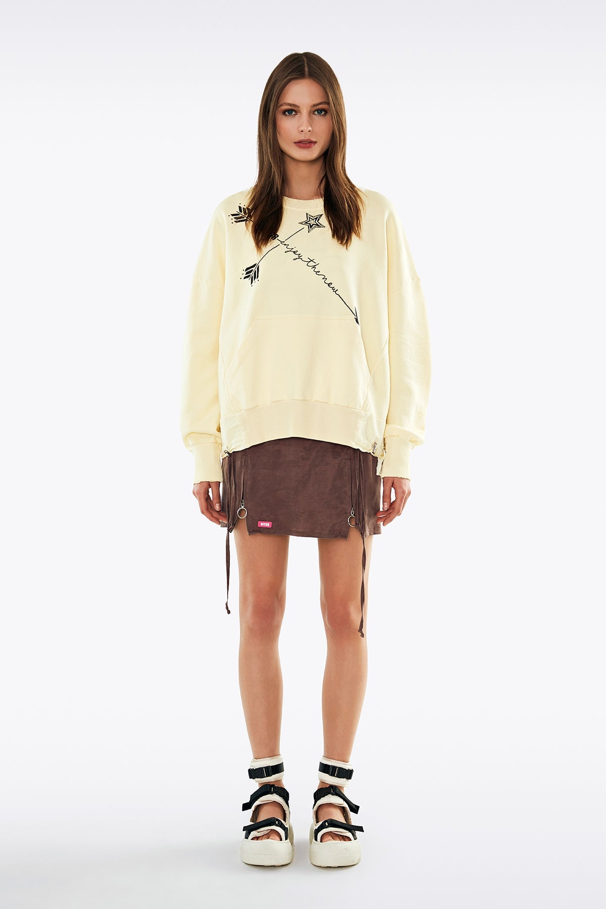 Pastel Sari Sweatshirt 11002