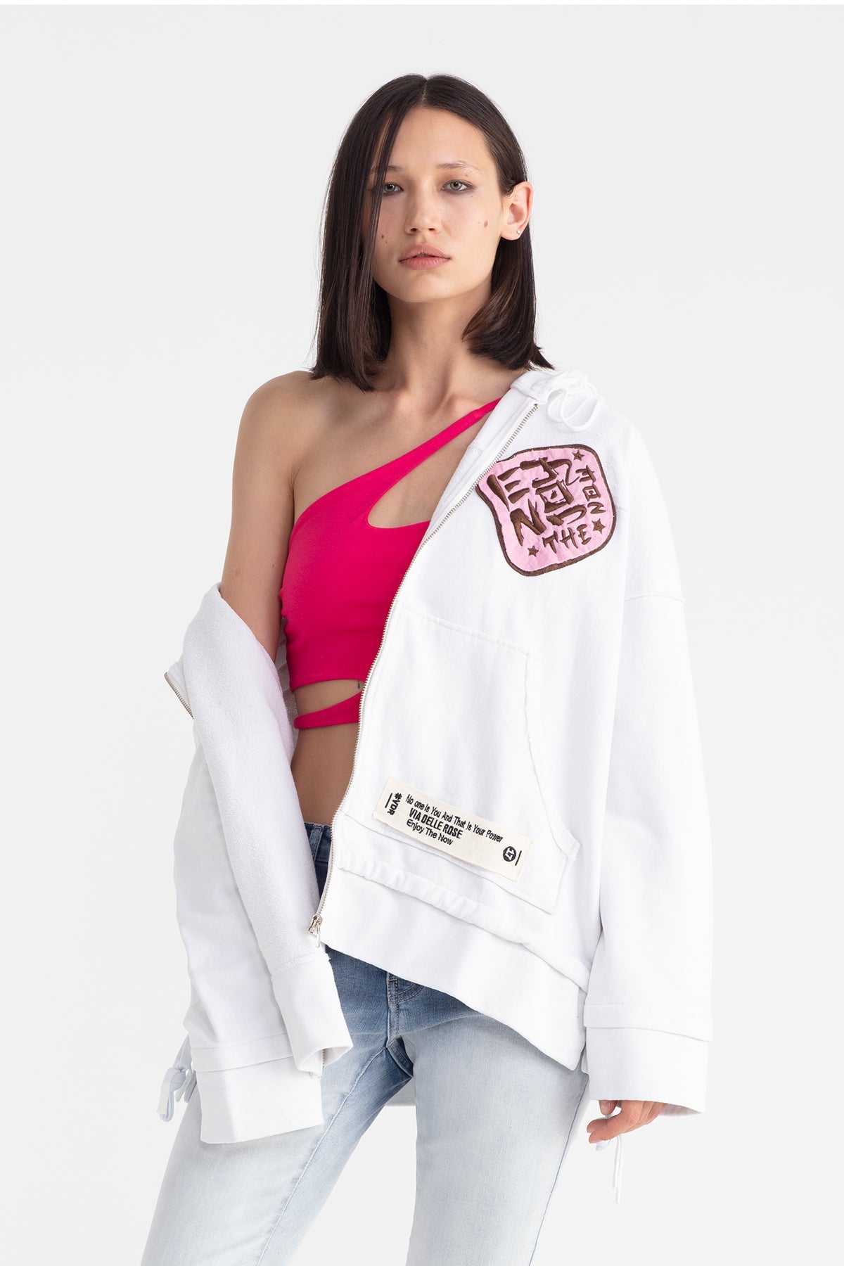 Beyaz Sweatshirt 11017