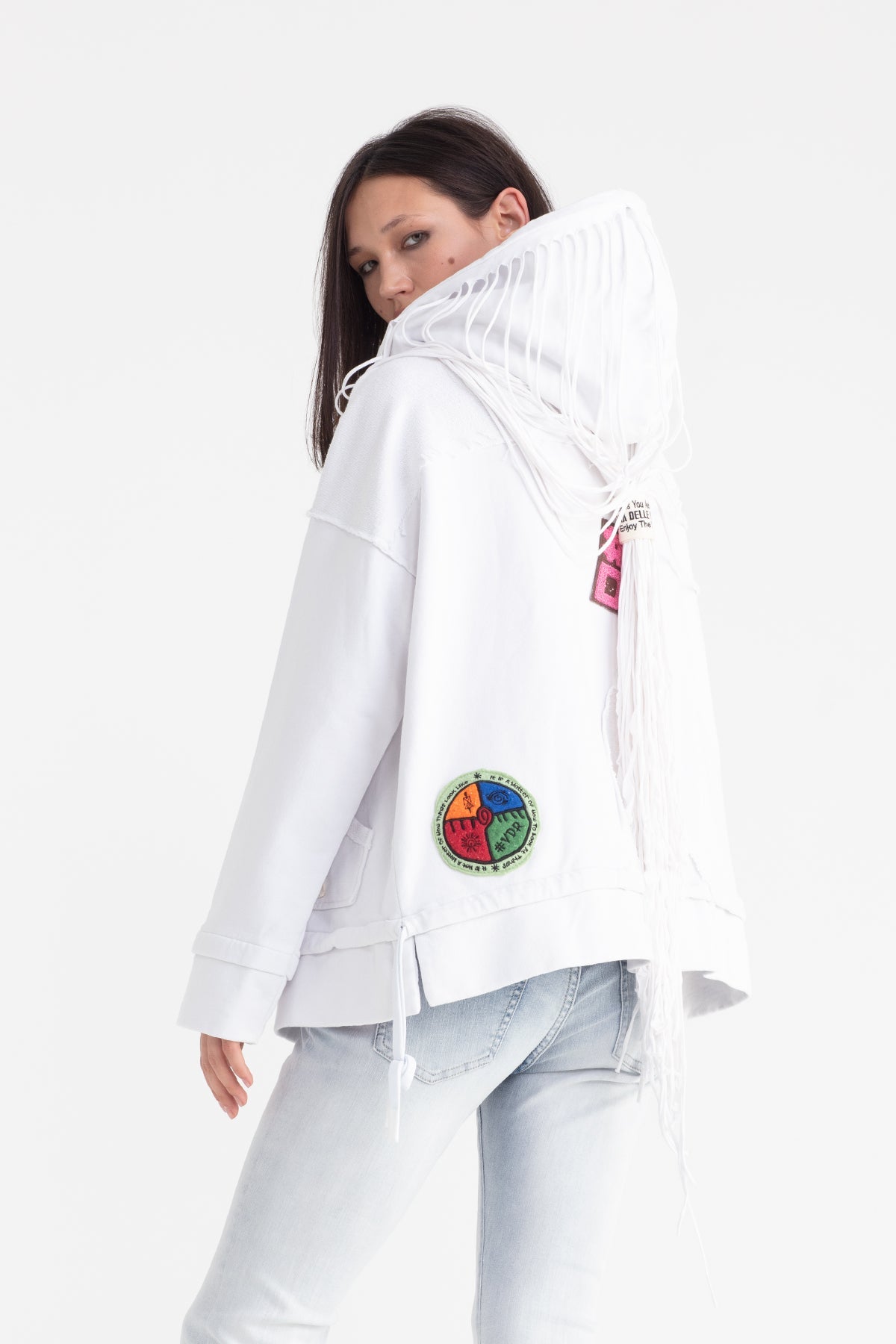 Beyaz Sweatshirt 11017