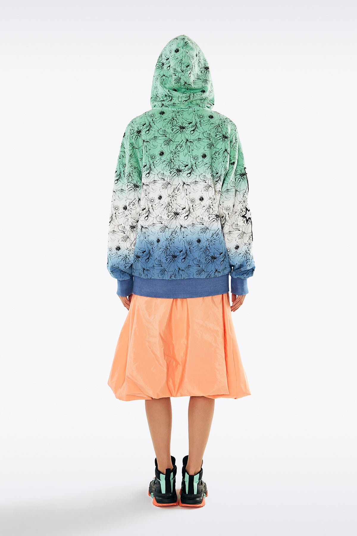 Yesil Mavi Batik Sweatshirt 11018
