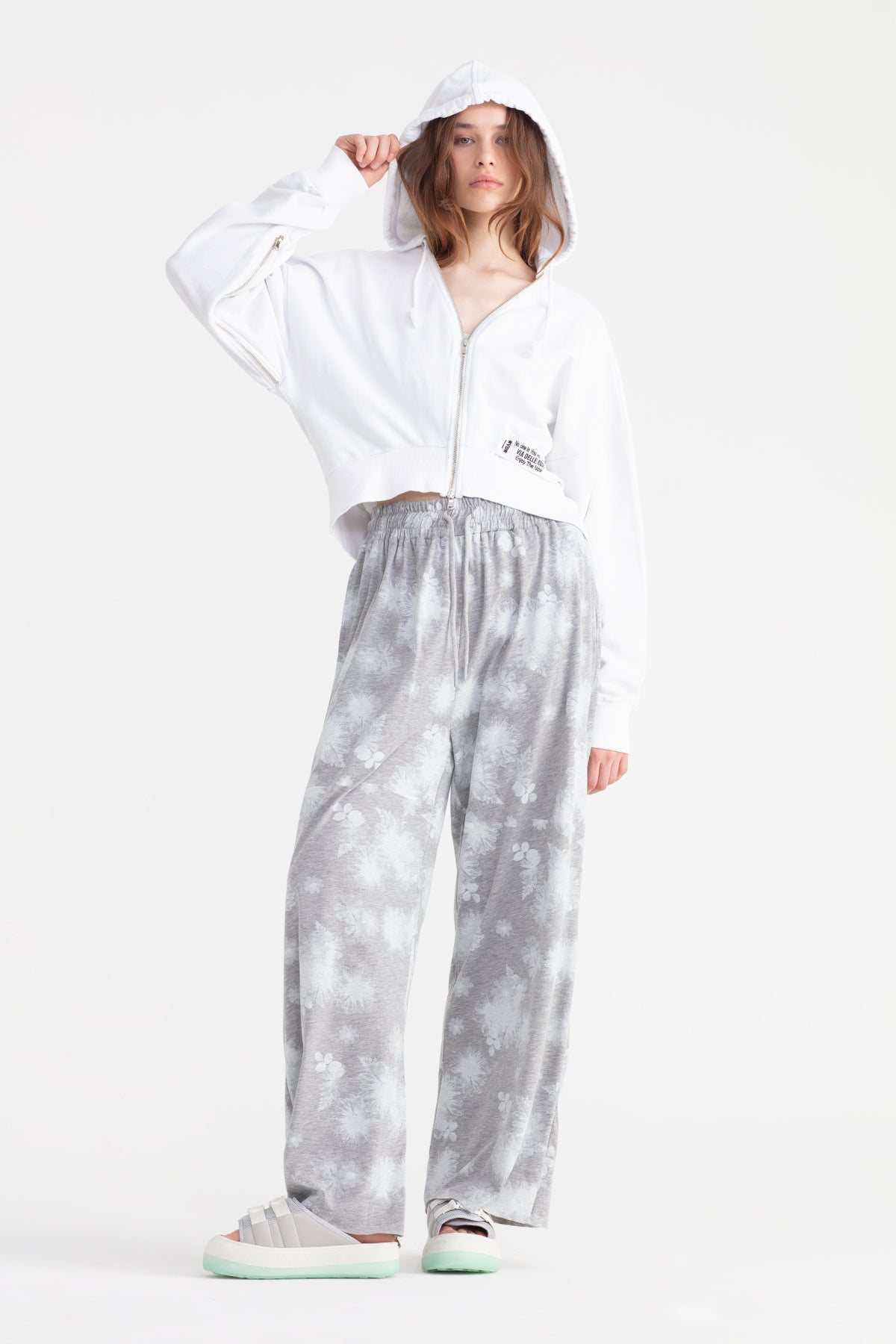 Beyaz Sweatshirt 11022