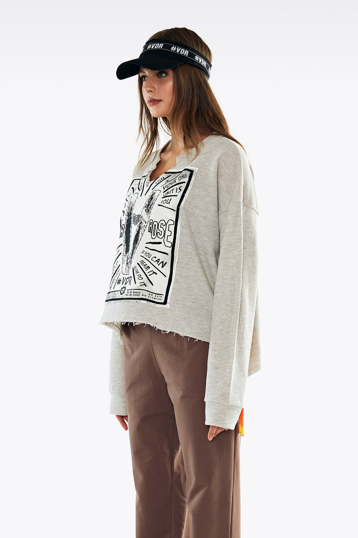 Gri Melanj Sweatshirt 11024