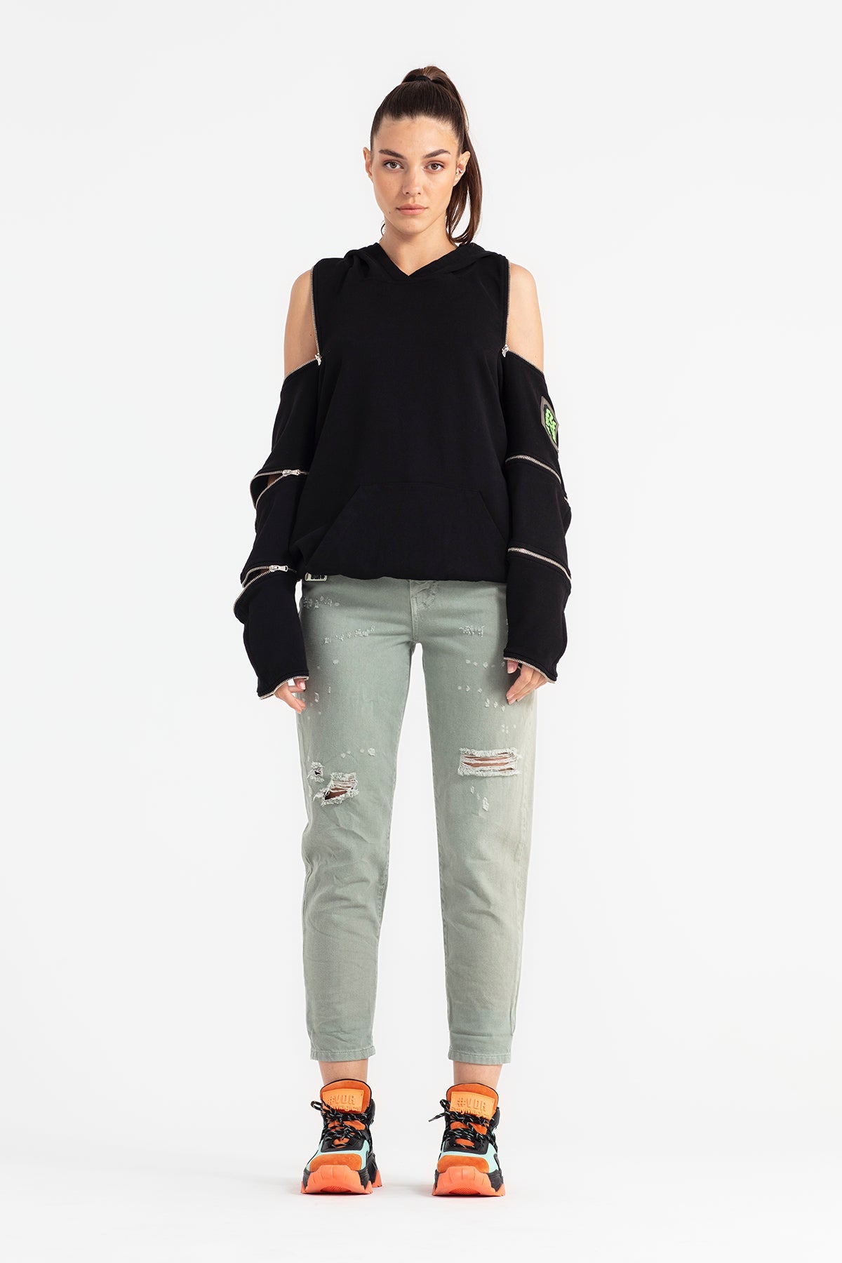 Siyah Sweatshirt 11028