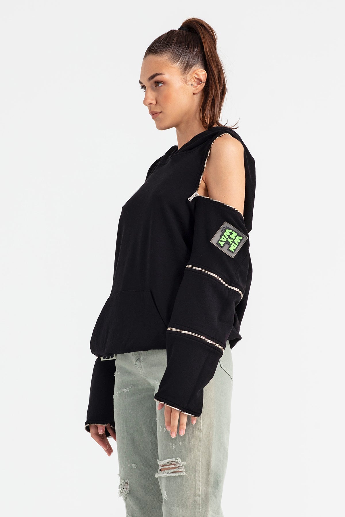 Siyah Sweatshirt 11028