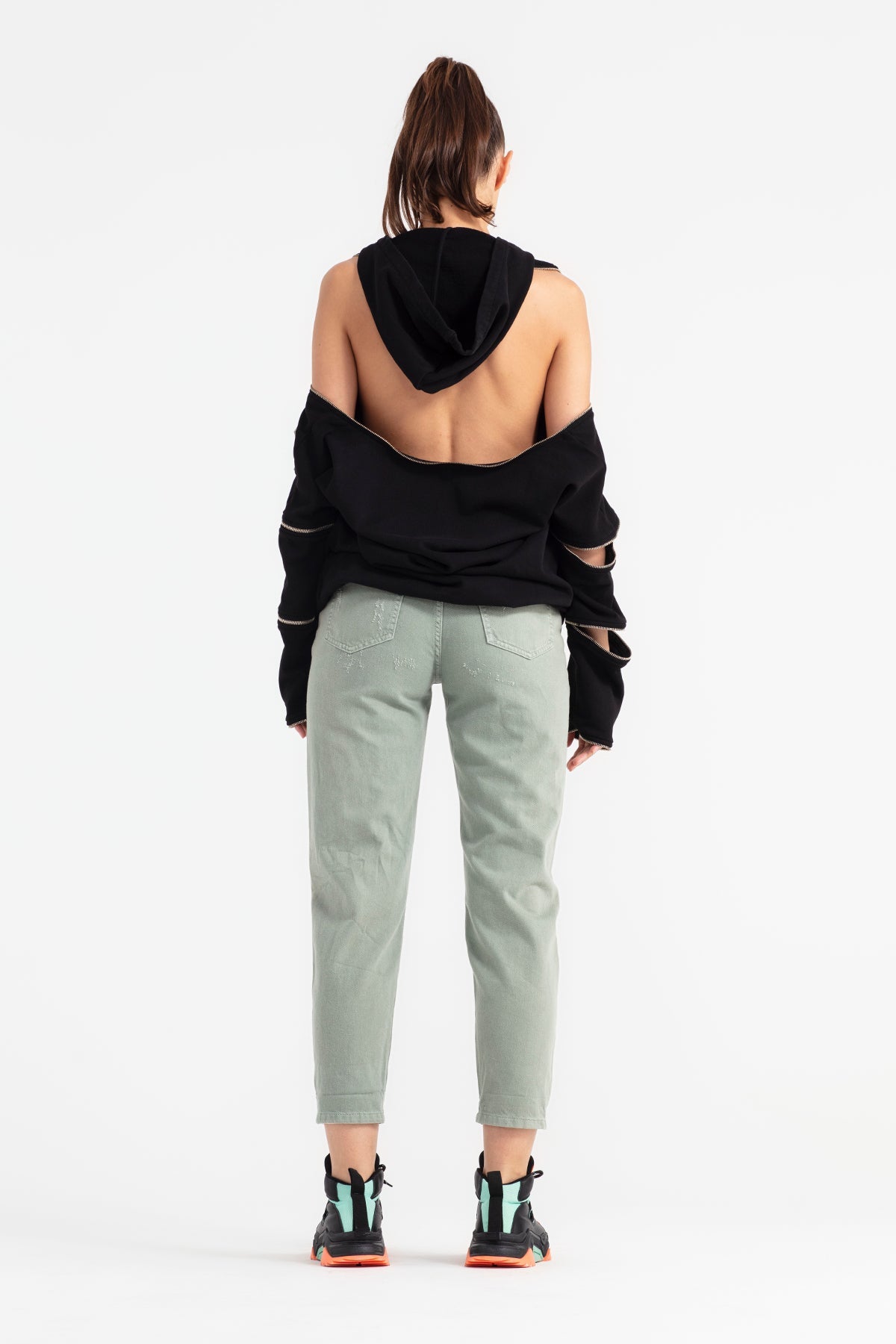 Siyah Sweatshirt 11028