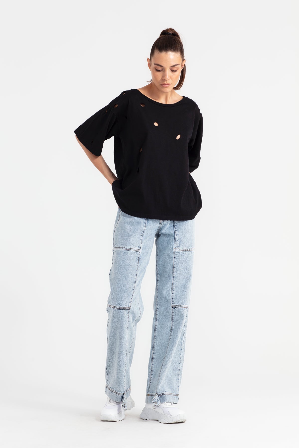 Siyah T-shirt 11075