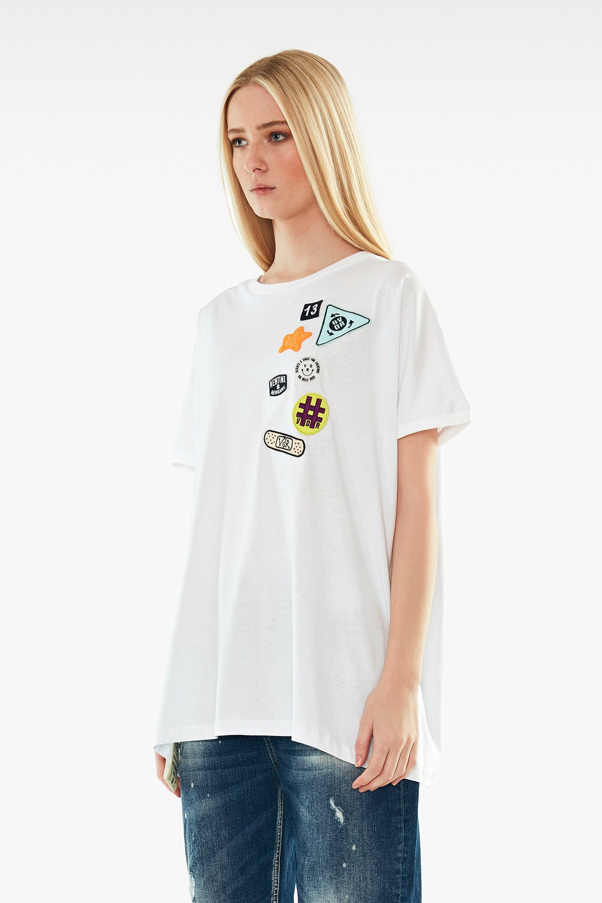 Beyaz T-shirt 11079