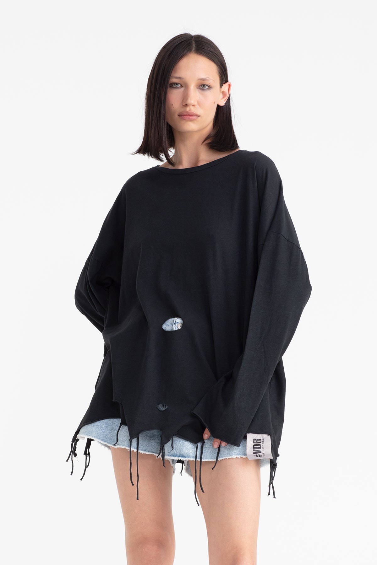 Siyah Gri Tunik 11089
